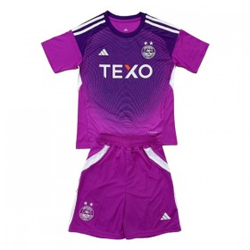 Aberdeen Målmand Børn 2025-26 Lilla - Fodboldtrøjer (S/S)